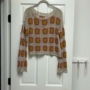 Vestique knit sweater